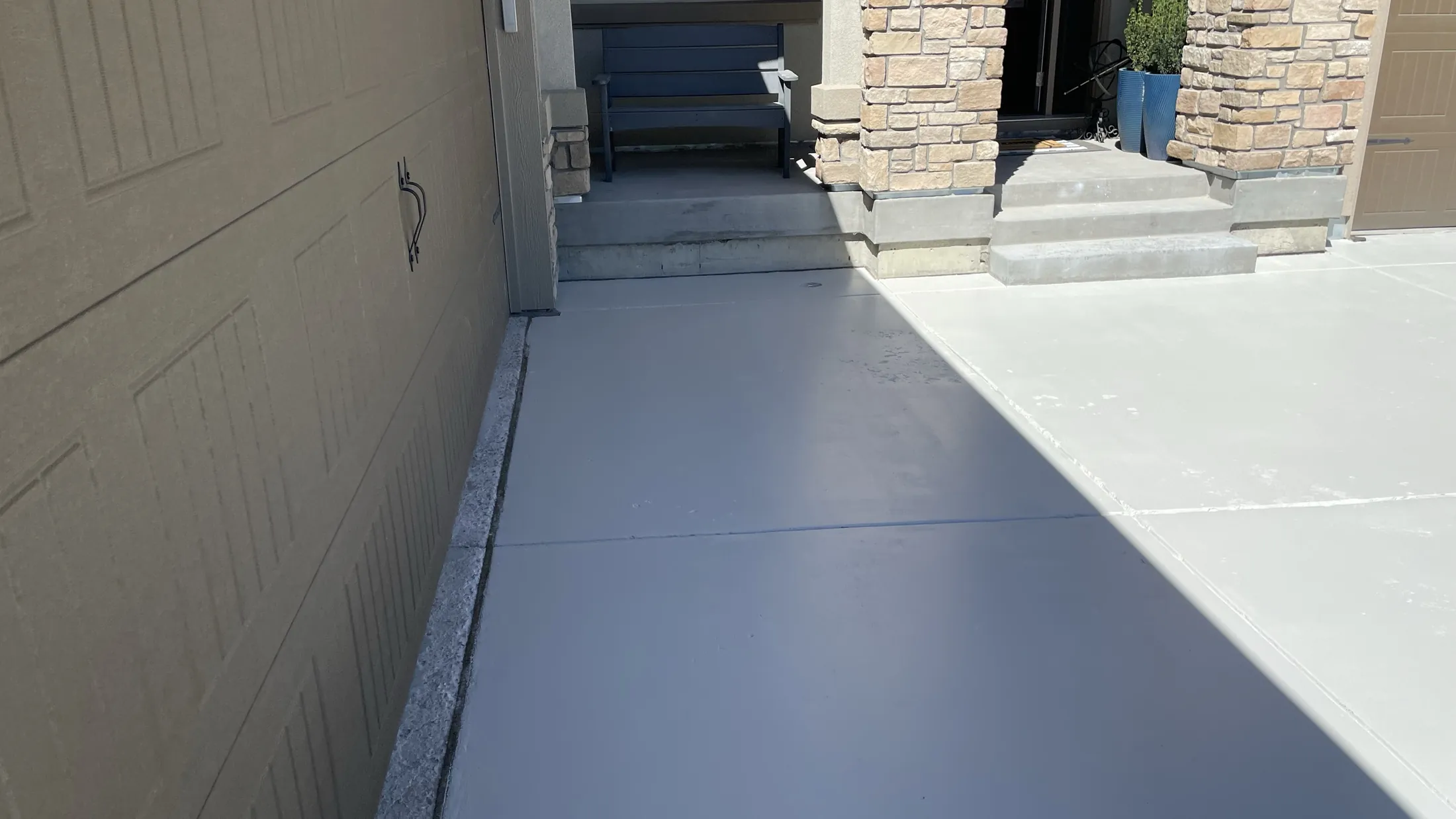 Finished concrete walkway by Concrete Doctor in Colorado